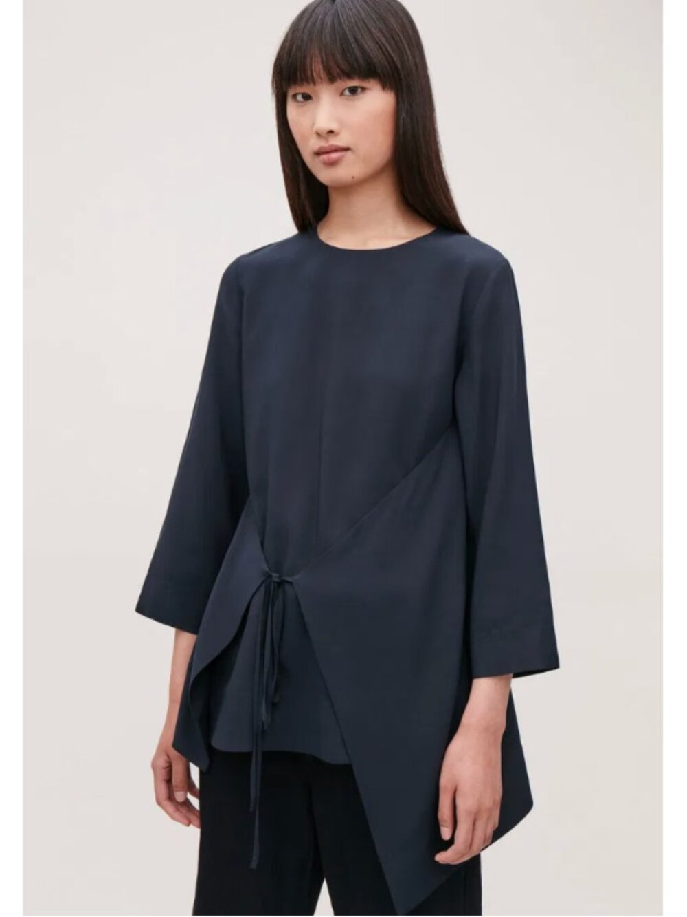 COS Asymmetric Wrap Top